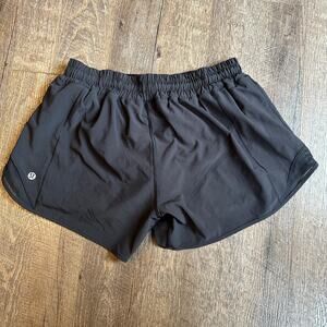 Lululemon Black Hotty Hot Shorts 8 Tall